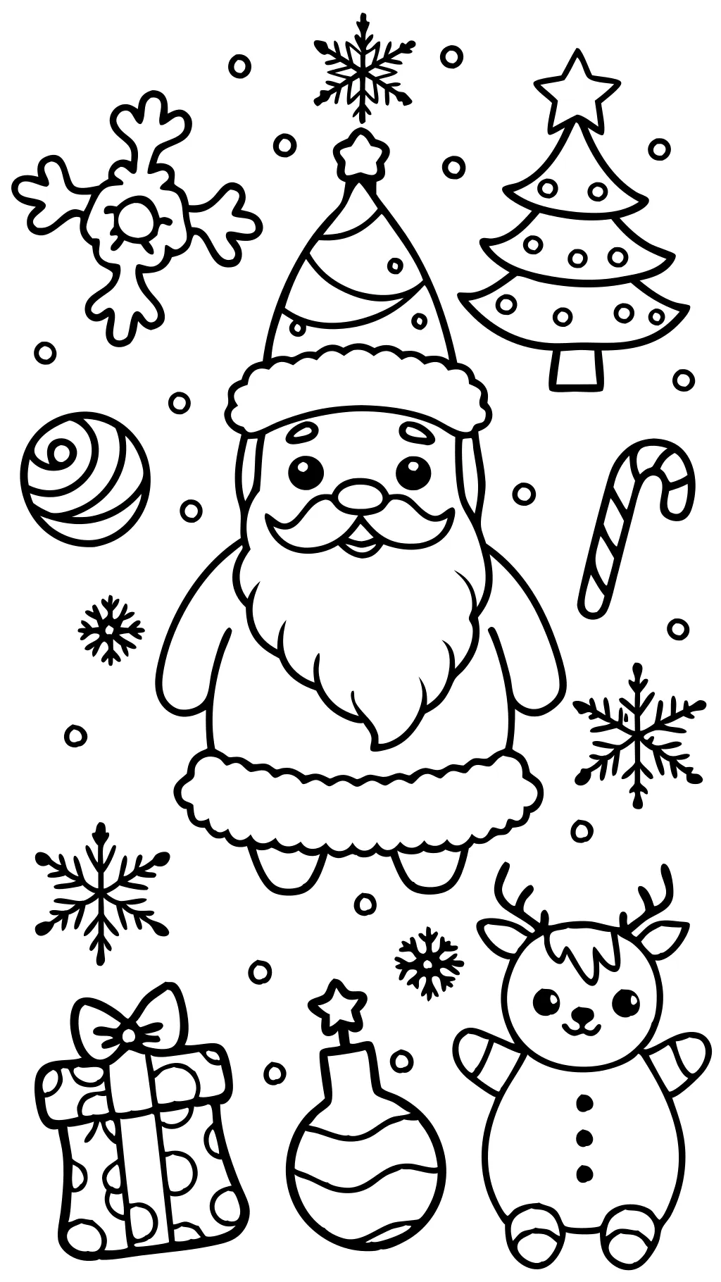 coloriage pages de Noël gratuitement